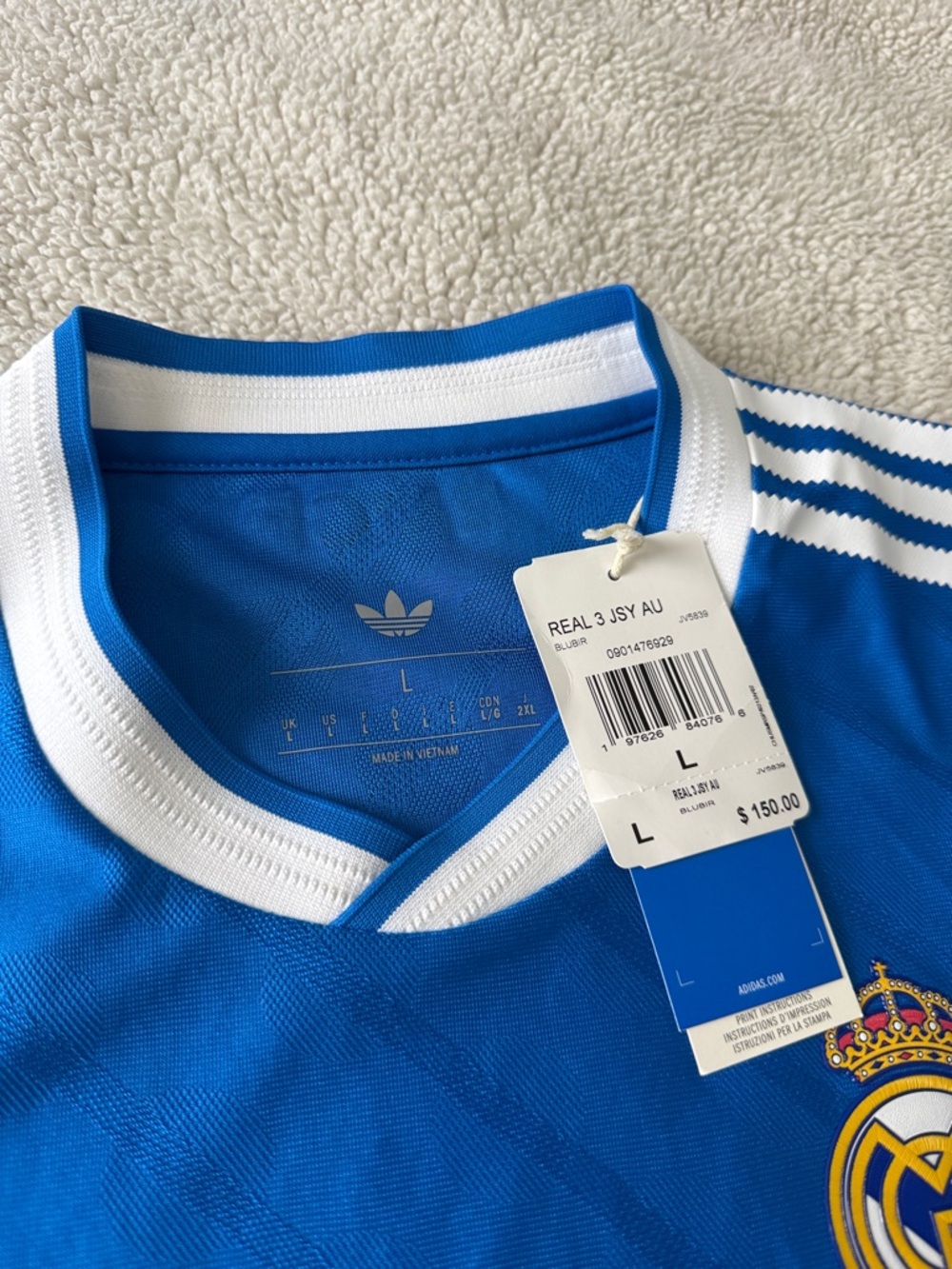 Real Madrid 2025-26 Adidas Third Jersey Heat.Rdy Player Edition - Picture 5 of 11